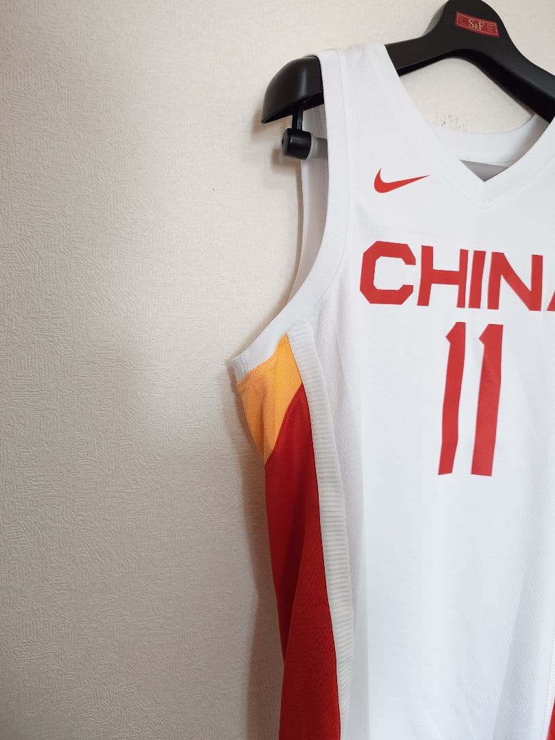中国代表 バスケットボール ユニフォーム L 易建聯 NIKE CZ4255