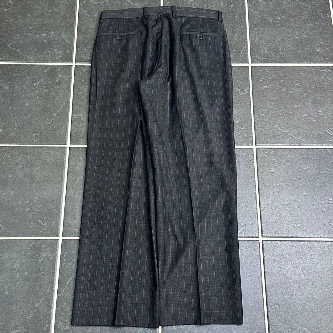 90s Emporio Armani 【ウール　ワイドスラックス　ストライプ】