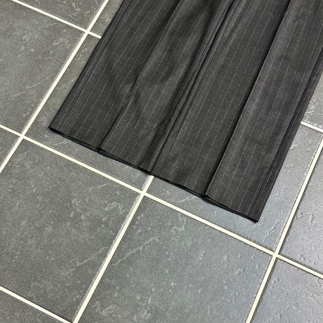 90s Emporio Armani 【ウール　ワイドスラックス　ストライプ】