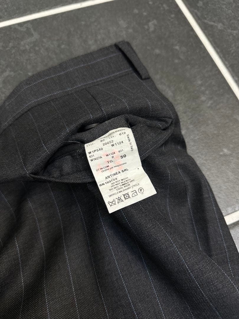 90s Emporio Armani 【ウール　ワイドスラックス　ストライプ】