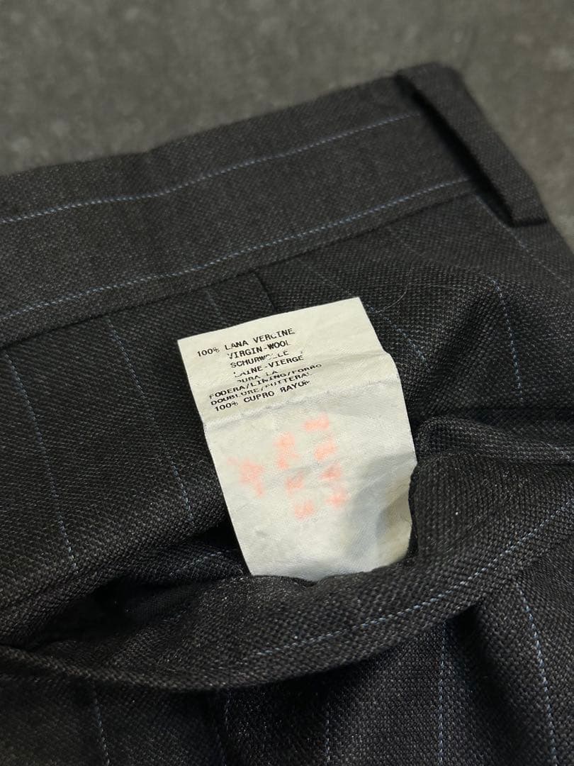 90s Emporio Armani 【ウール　ワイドスラックス　ストライプ】