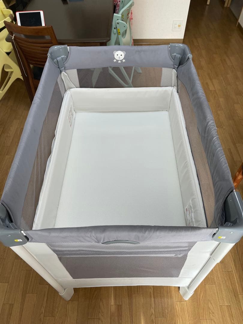Aprica ベビーベッド ココネルエアーAB グレー
