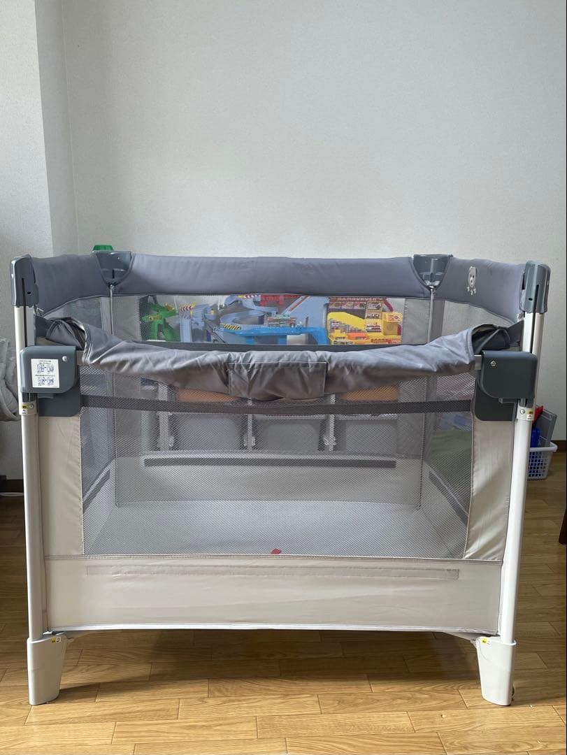 Aprica ベビーベッド ココネルエアーAB グレー