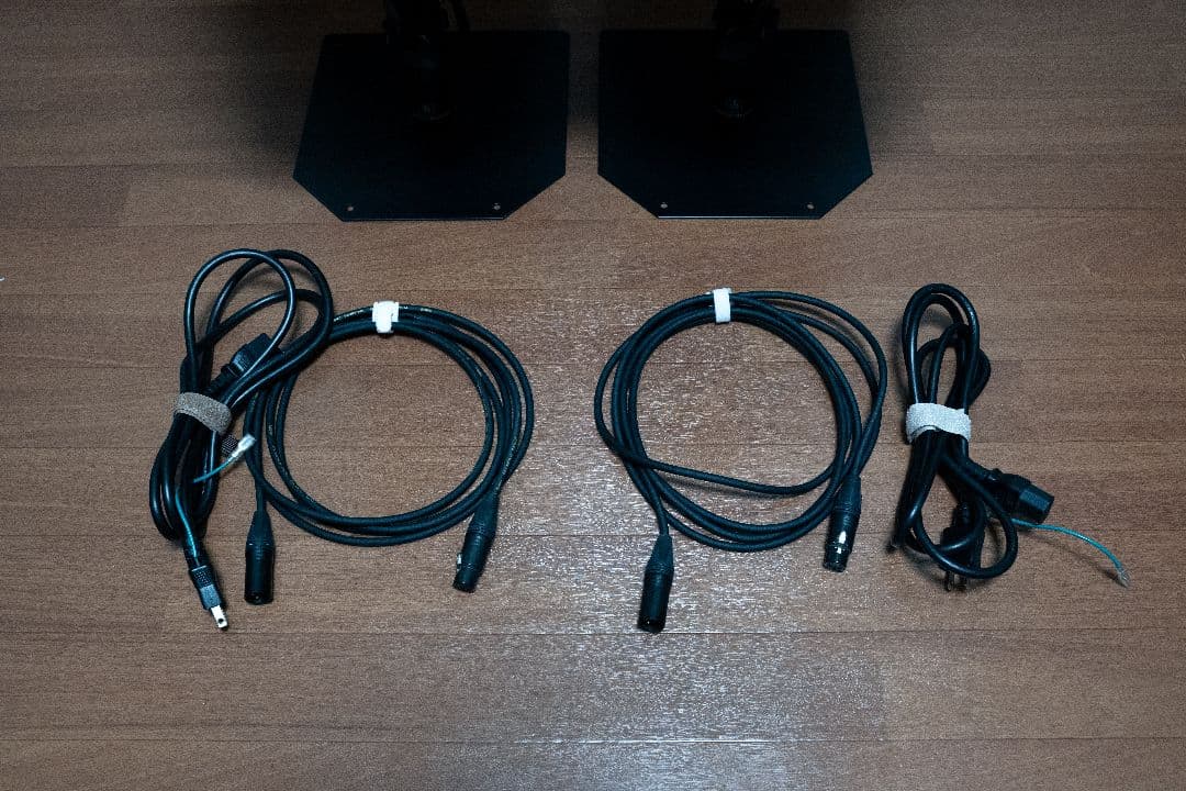 Pioneer VM-80 モニタースピーカー 専用台 XLRケーブル