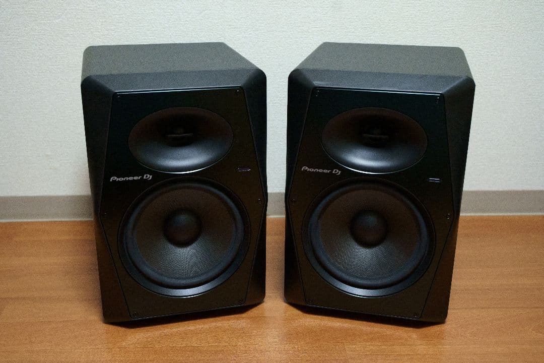 Pioneer VM-80 モニタースピーカー 専用台 XLRケーブル