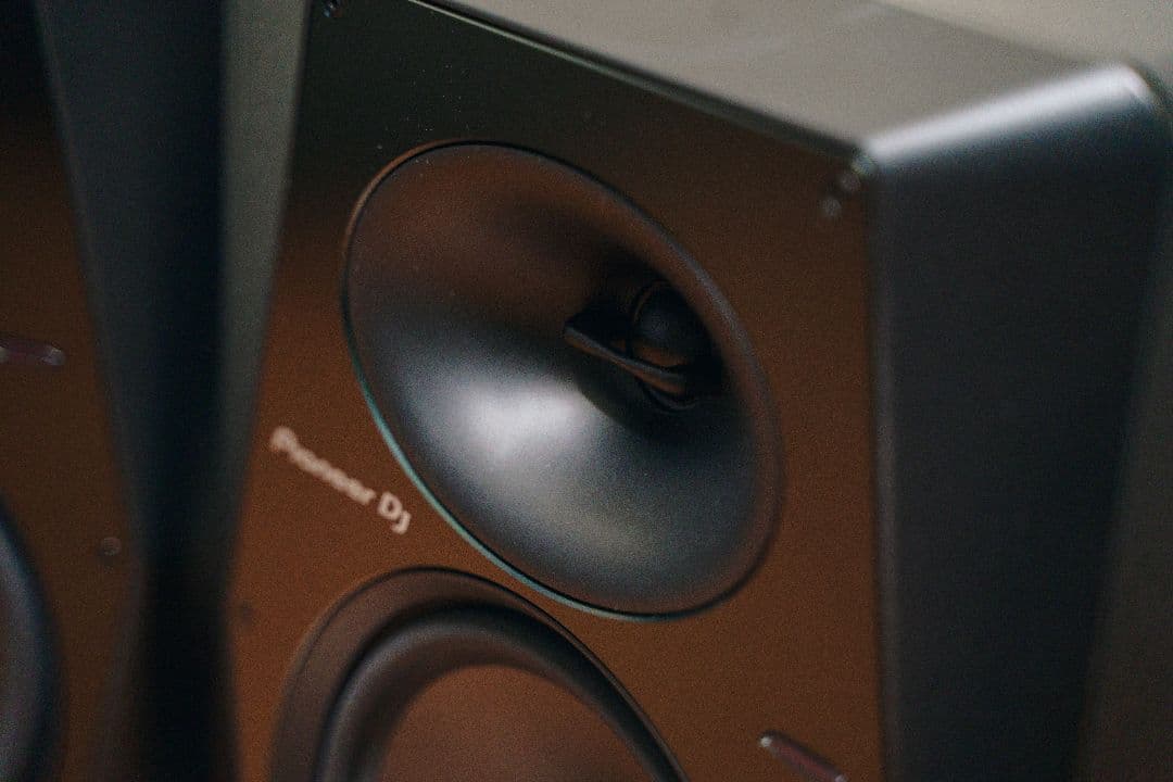 Pioneer VM-80 モニタースピーカー 専用台 XLRケーブル