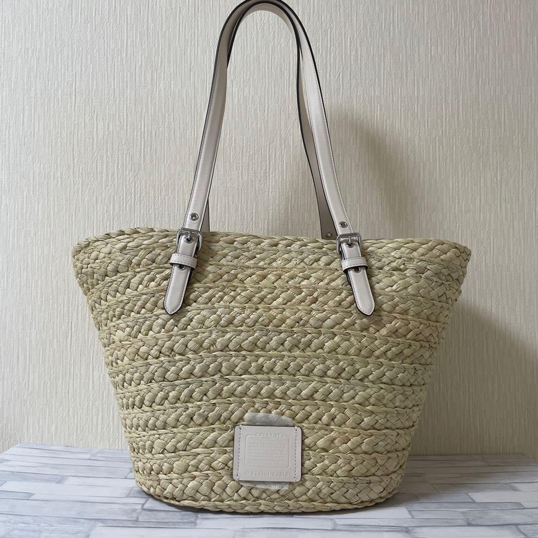 新品 未使用 COACH トートバッグ かごバッグ