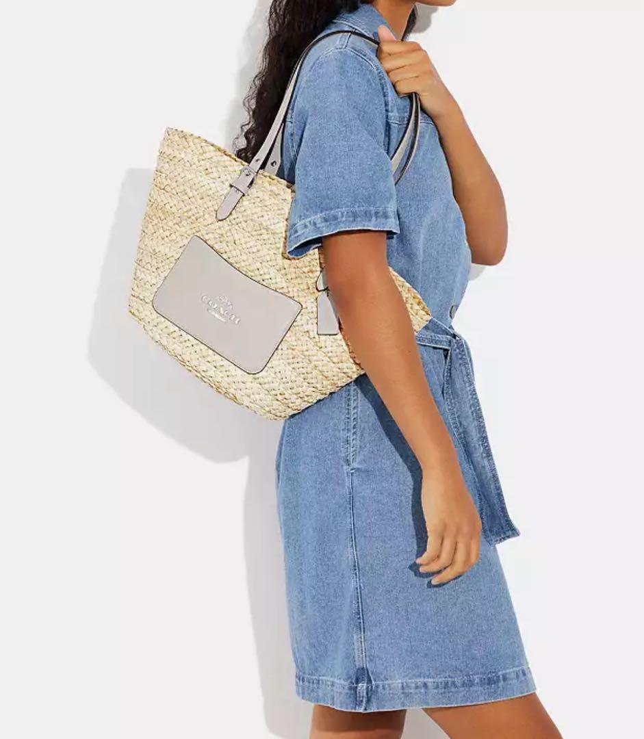 新品 未使用 COACH トートバッグ かごバッグ