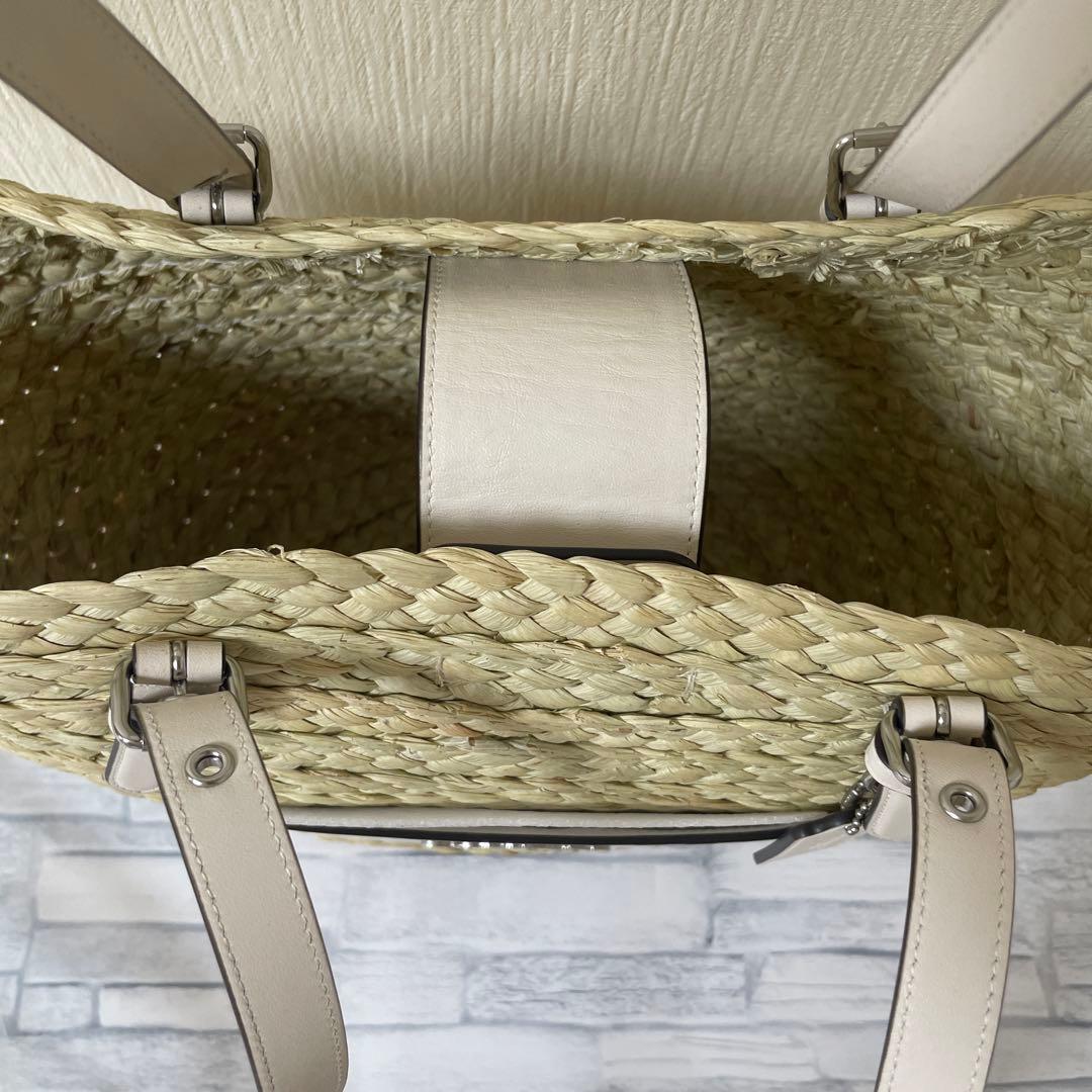 新品 未使用 COACH トートバッグ かごバッグ