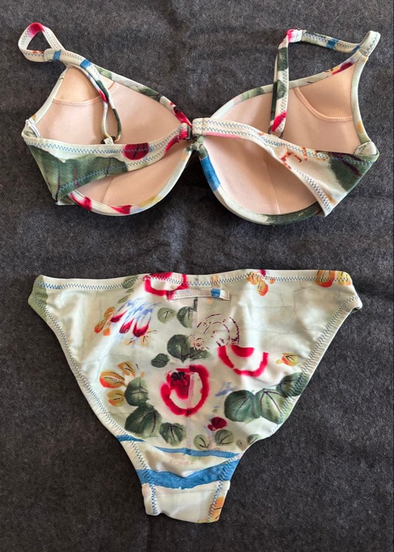 【未使用品】ジャンポールゴルチエ 水彩画柄 水着