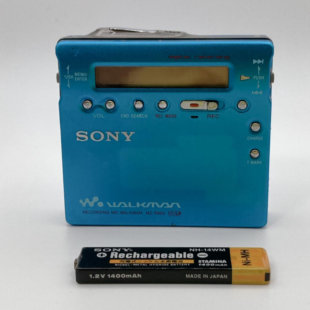 動作品 SONYソニー WALKMAN MZ-R900 ポータブルMDプレーヤー