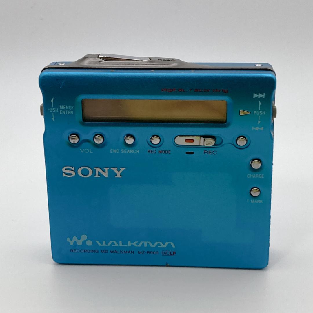 動作品 SONYソニー WALKMAN MZ-R900 ポータブルMDプレーヤー