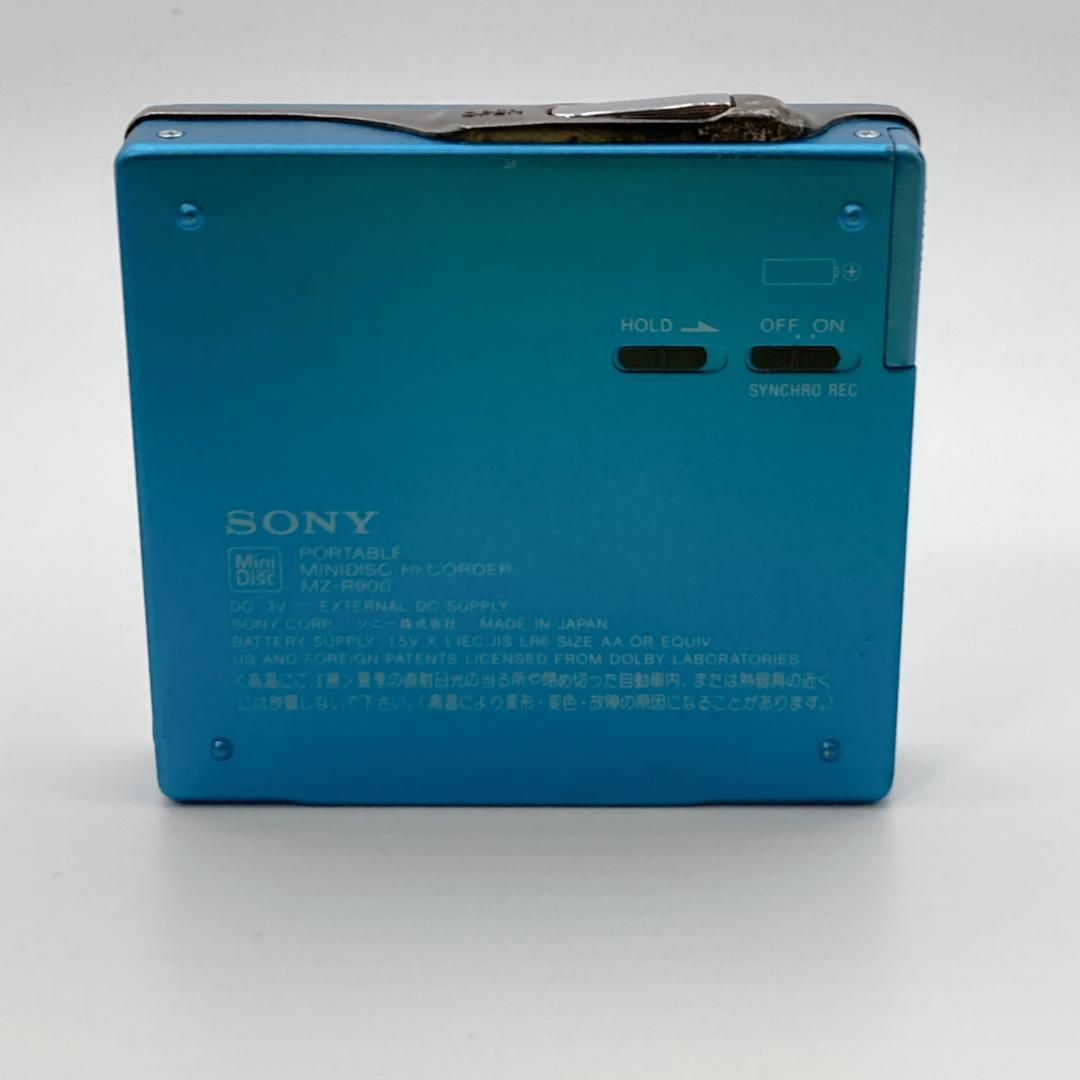 動作品 SONYソニー WALKMAN MZ-R900 ポータブルMDプレーヤー