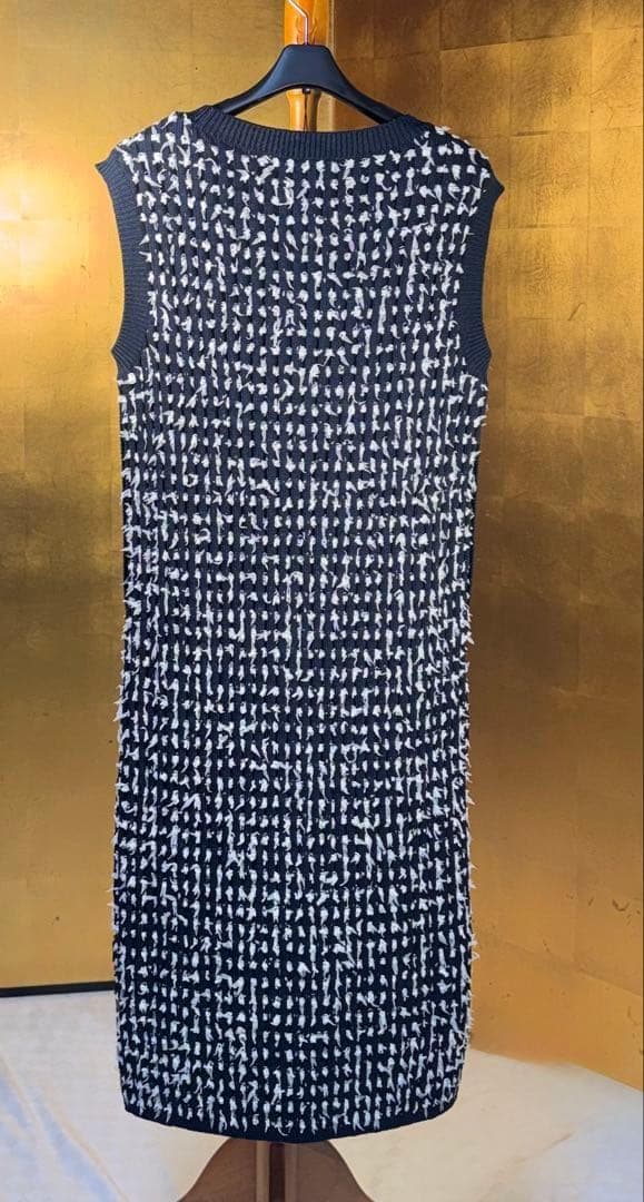 【Reneルネ】新品タグ付き定価58,300円春ニットツイード38