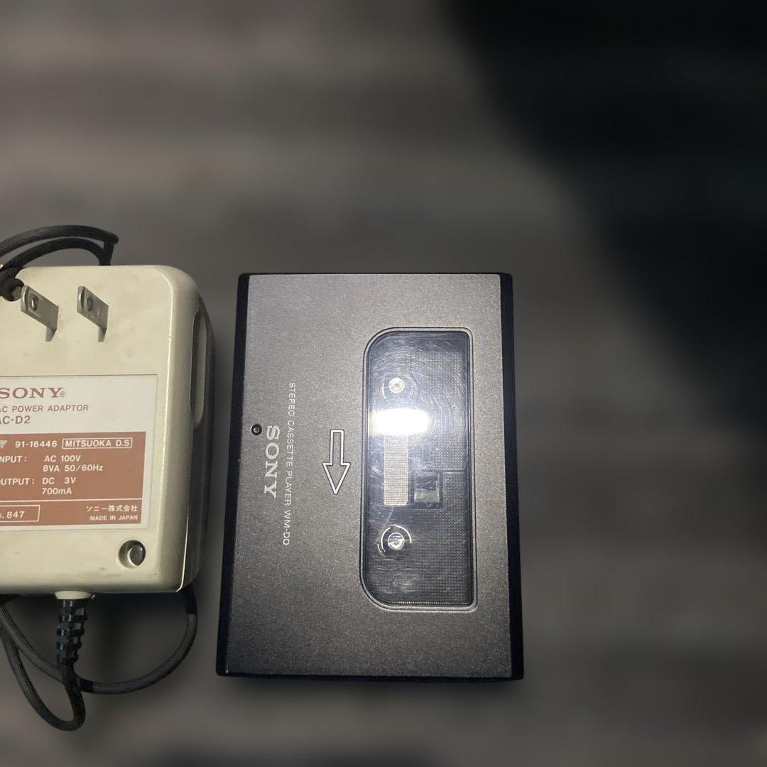 SONY WALKMAN DD カセットプレーヤー ACアダプター付き