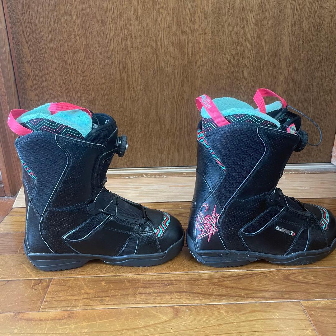 【美品】Salomon Ivy Boaスノーボードブーツ 24.5cm BOA付