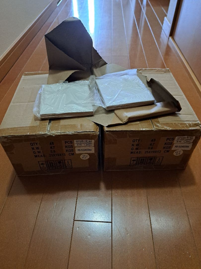 昇華用 セラミックタイル 108×108mm　96枚