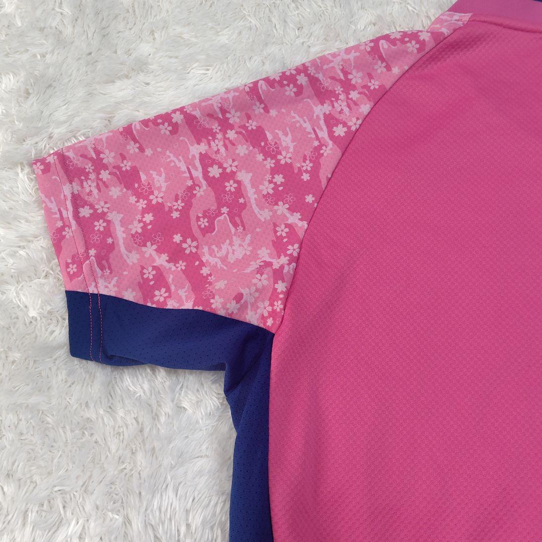 YONEX　バトミントン　日本代表　ゲームシャツ　桜　ピンク