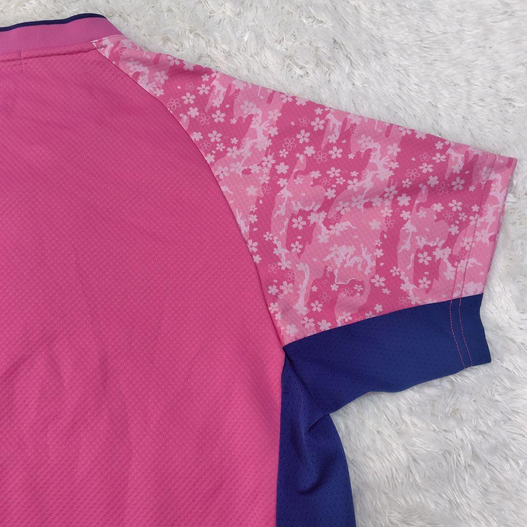 YONEX　バトミントン　日本代表　ゲームシャツ　桜　ピンク