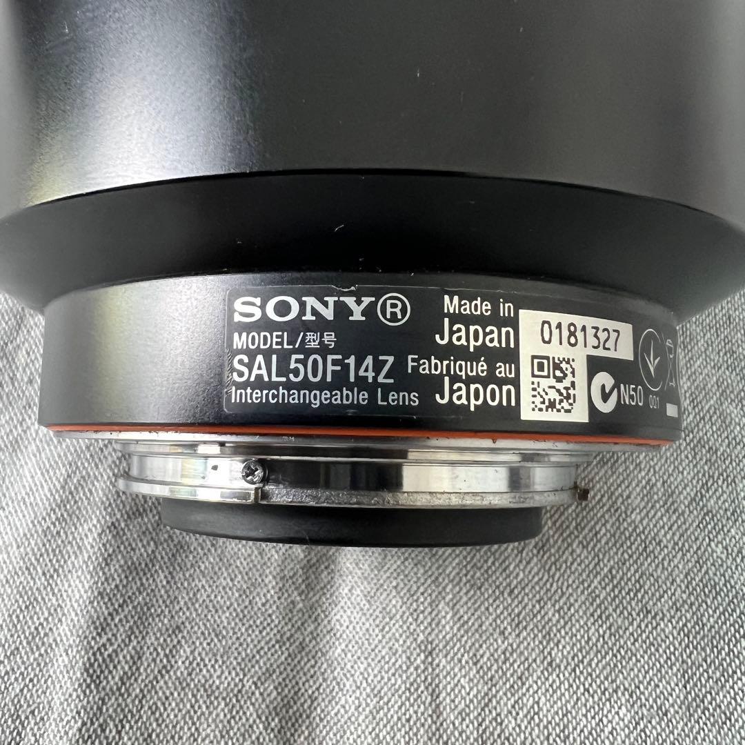 SONY Planar T＊ 50mmF1.4 ZA SSM SAL50F14Z