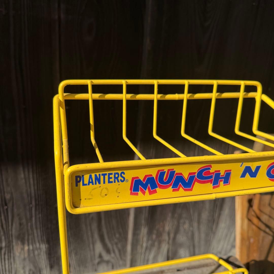 ミスターピーナッツ　ヴィンテージ ストアディスプレイ　ワイヤーラック　什器