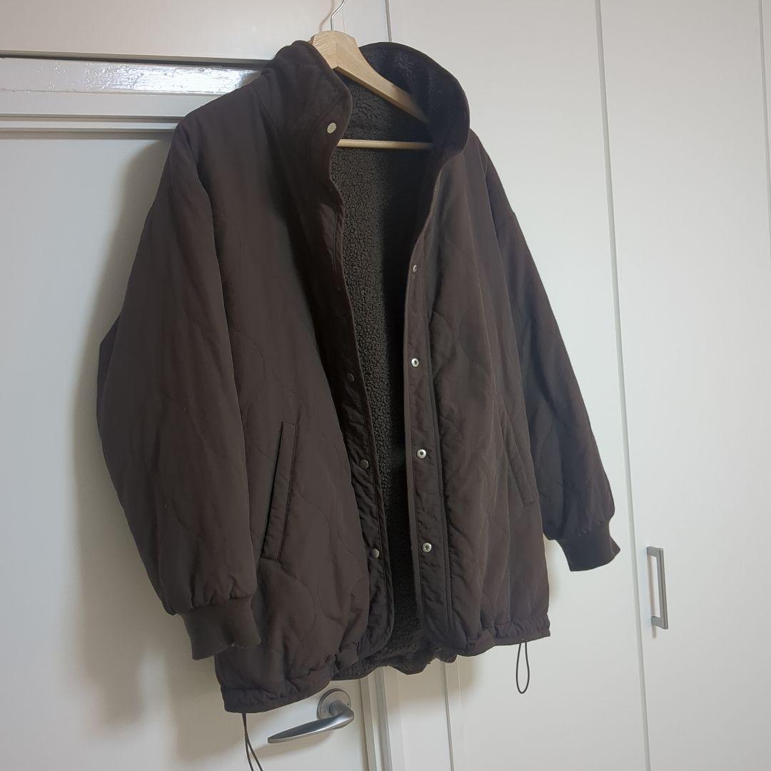 SLOBE IENA リバーシブルキルティングボアブルゾン