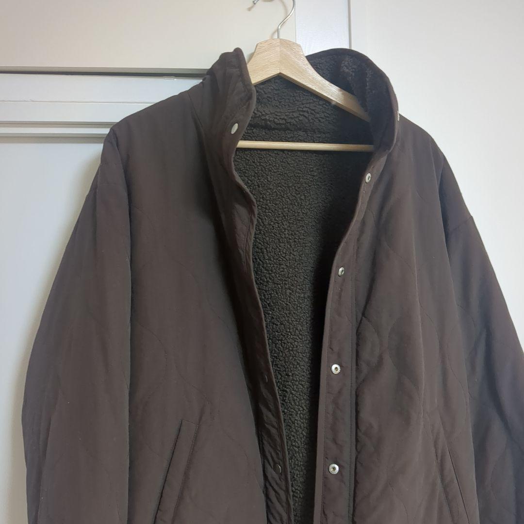 SLOBE IENA リバーシブルキルティングボアブルゾン