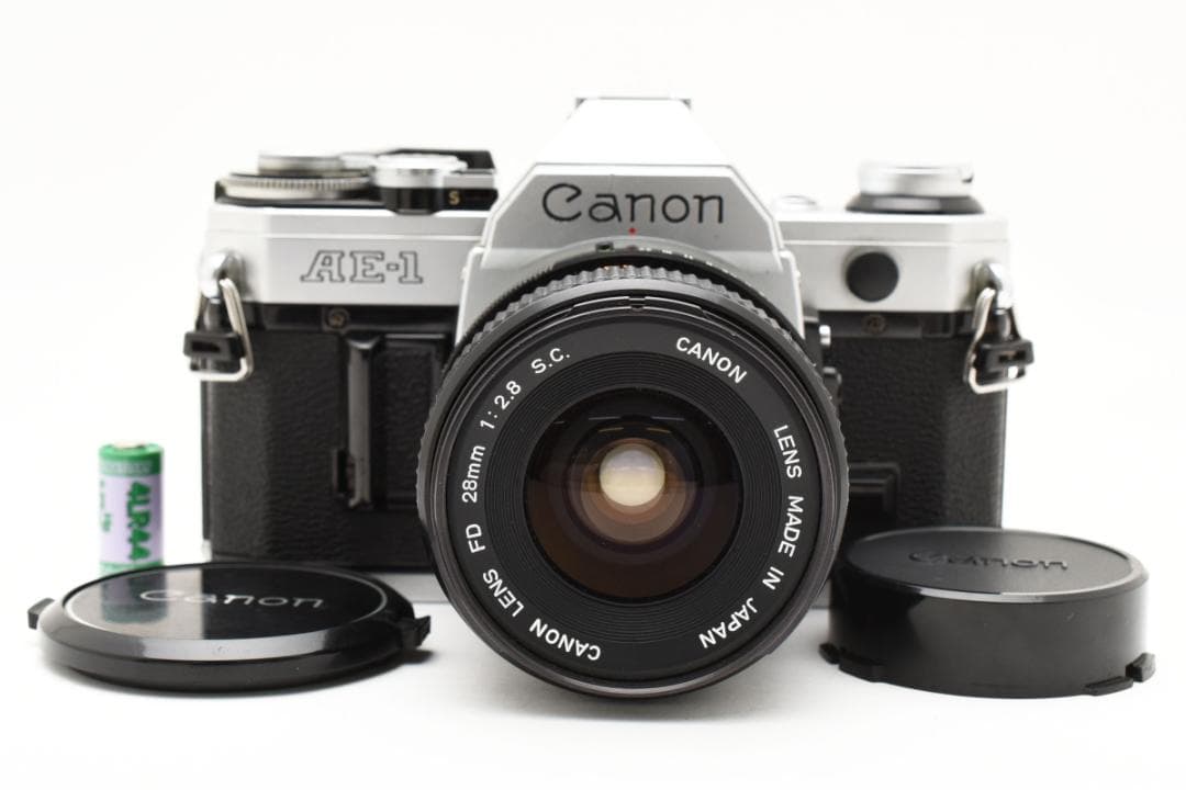 【完動品】Canon AE-1 FD 28mm 2.8 s.c.