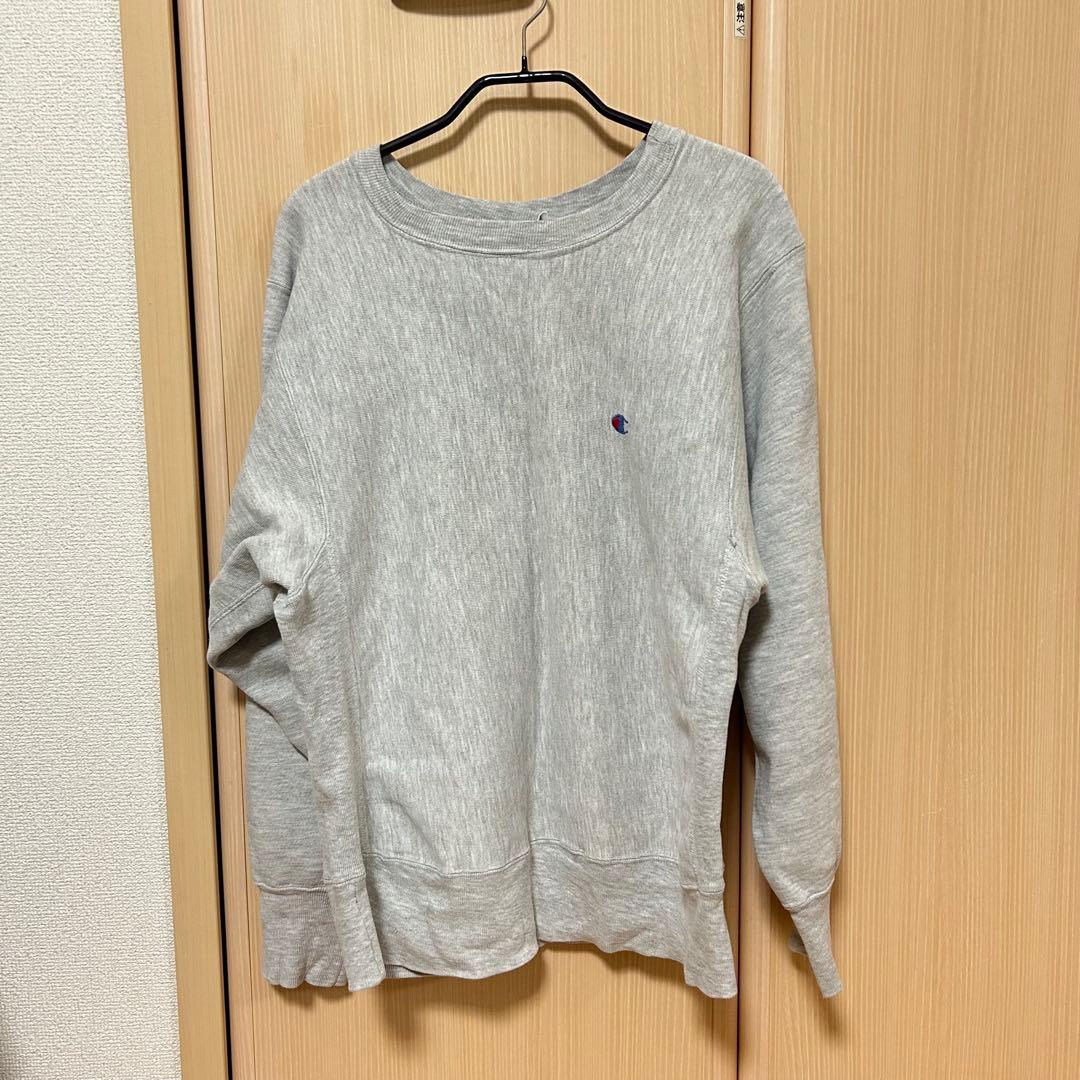 80s チャンピオン　リバースウィーブ　トリコ　USA製　グレー Mサイズ