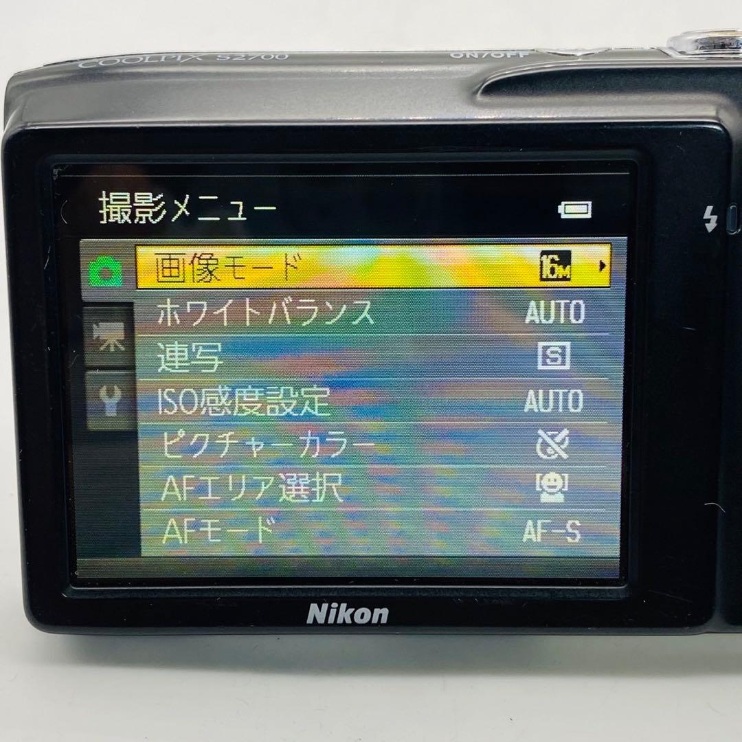 【美品動作確認済み】Nikon COOLPIX S2700