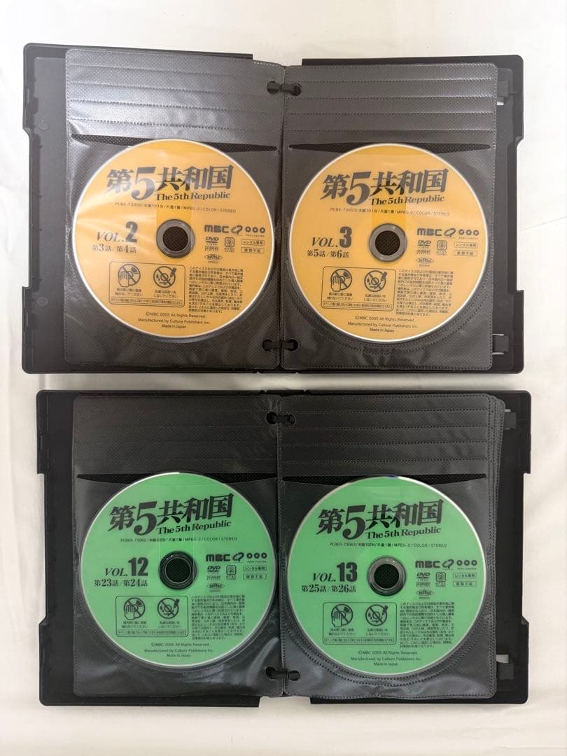 [レンタル落ち] 第5共和国 DVD 日本語字幕 全20巻セット 韓国ドラマ