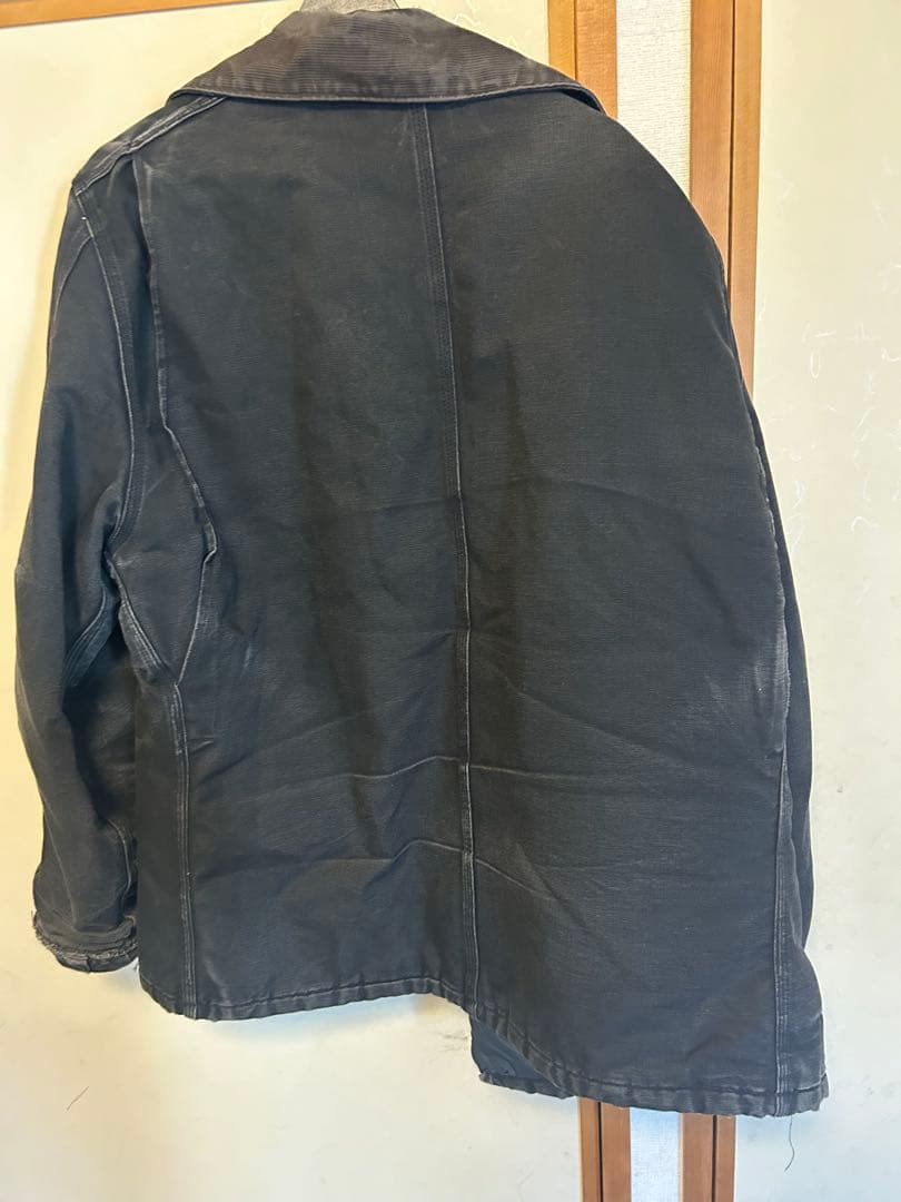 星タグ Carhartt カーハート トラディショナルコート ブラック
