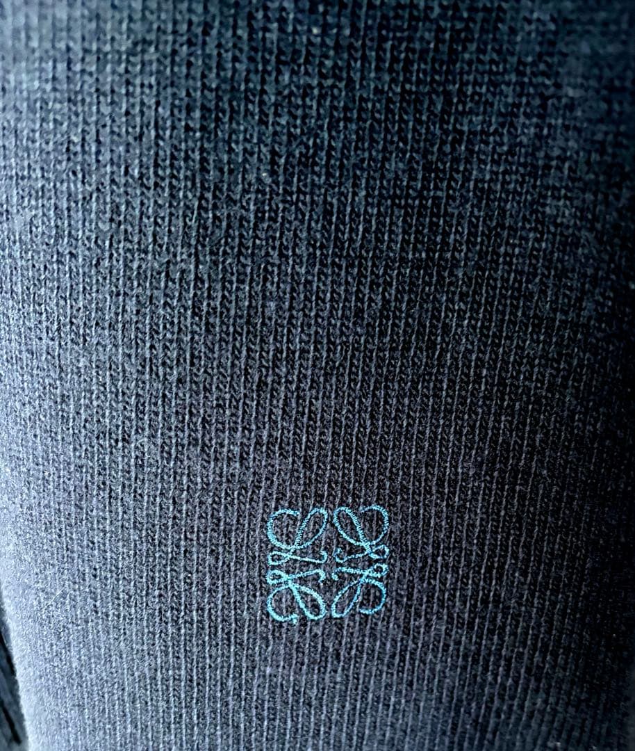 LOEWE ダークネイビー クルーネックセーターXL