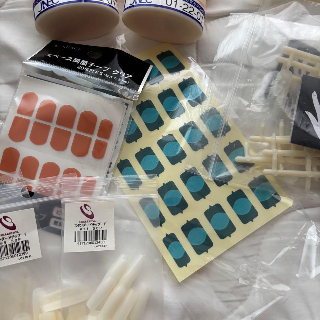 美品　認定モデルハンド　ネイリスト検定　ジェルネイル検定　セット売り