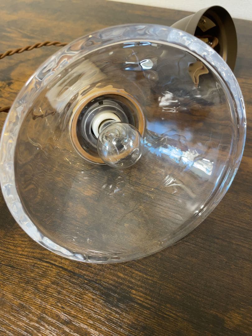 美品　Berka ベルカ　クリア　ペンダントランプ ペンダントライト