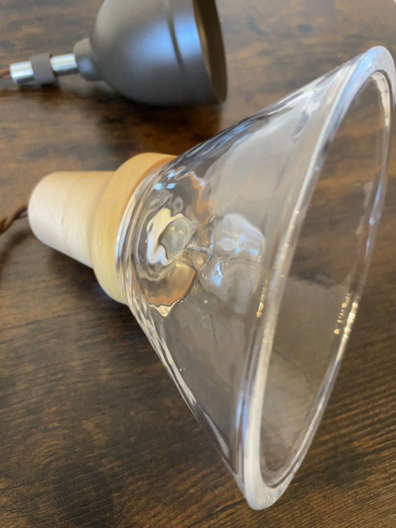 美品　Berka ベルカ　クリア　ペンダントランプ ペンダントライト