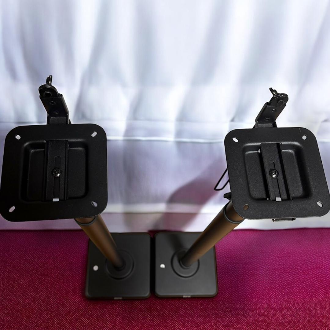 ☆美品 Eono PL5402-07 ブラック スピーカースタンド ペア