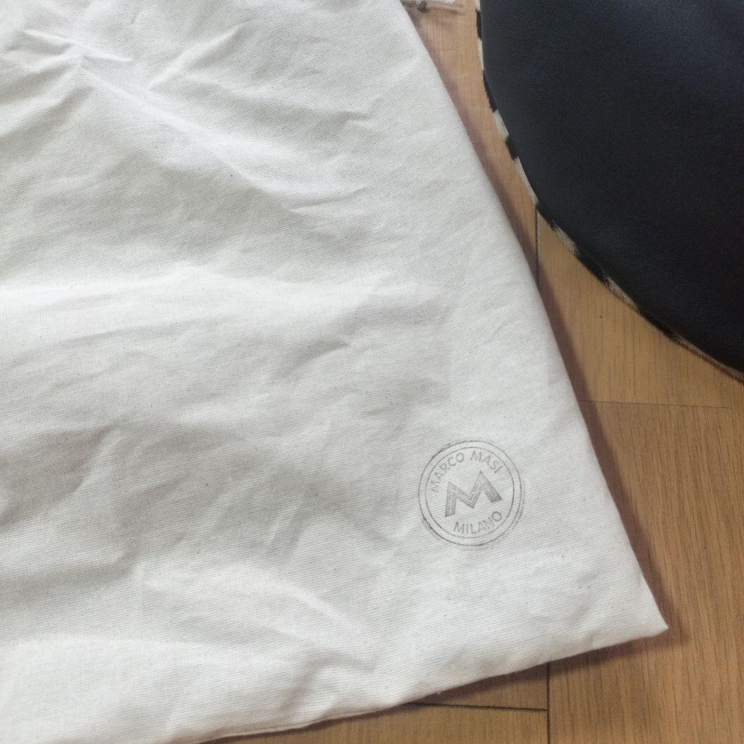 新品　ゼブラ柄ハラコ✕レザー　ボディーバック　BEAMSで購入