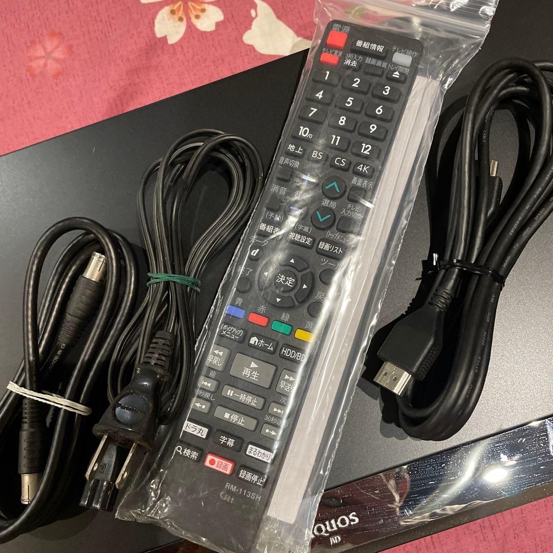 SHARP BD-W560 12倍録 500GB 新品リモ等付フル装備 完動品！