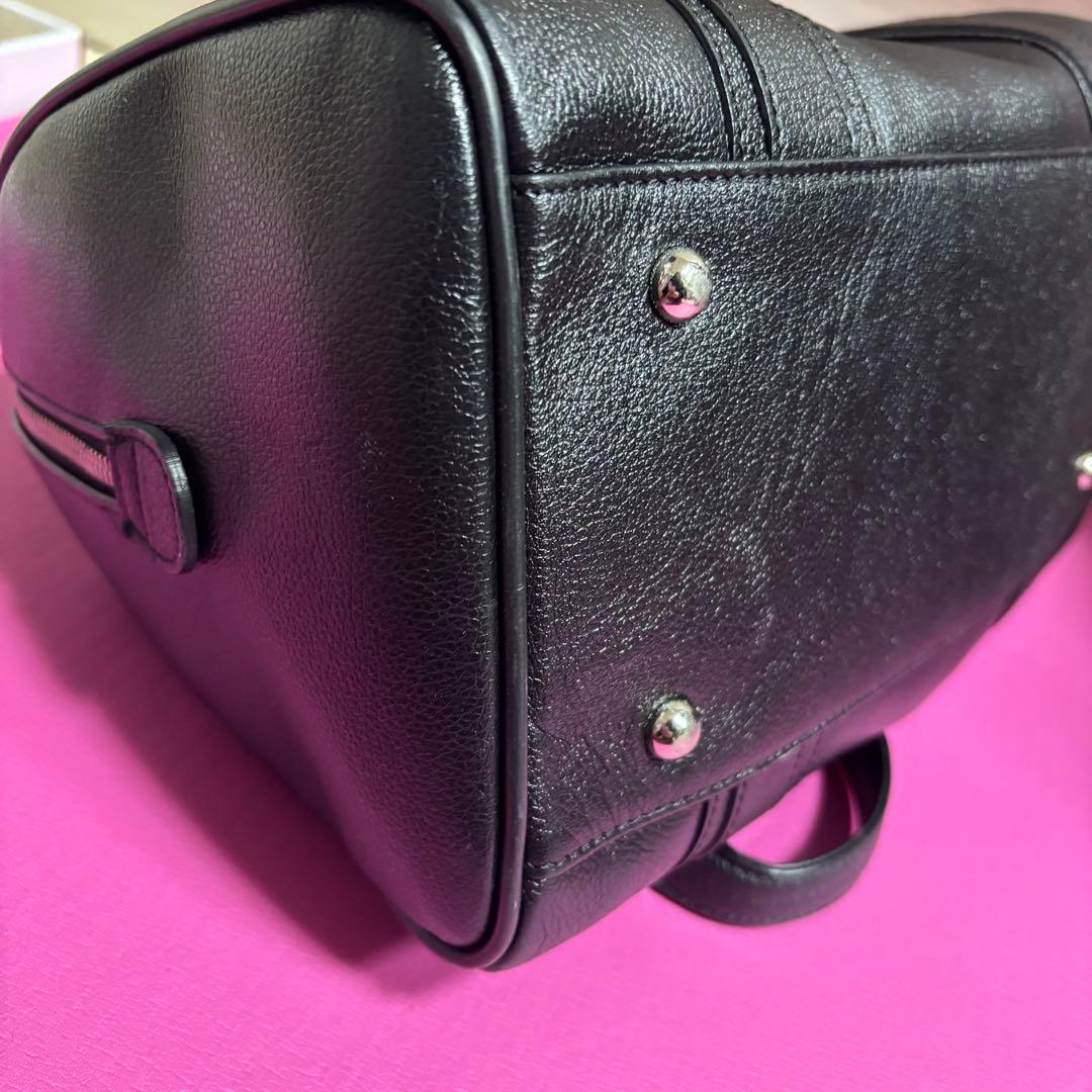 MCM ミニボストンバッグ　ブラック