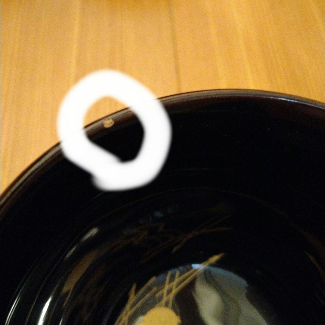 K*ん様 箸洗　松葉蒔絵　黒塗　１０人前