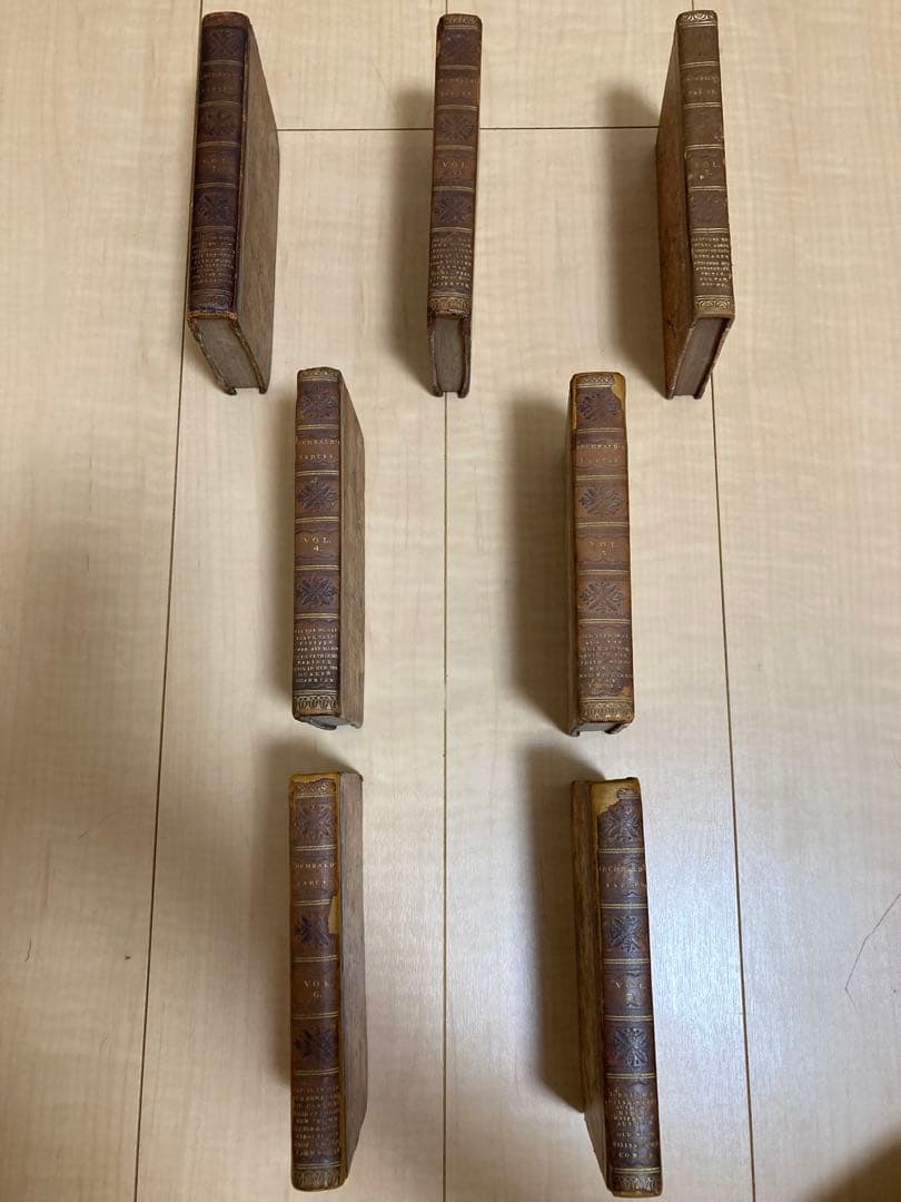 M*E様 【希少7巻セット】アンティーク洋書 百科事典 vol1〜vol7【背革