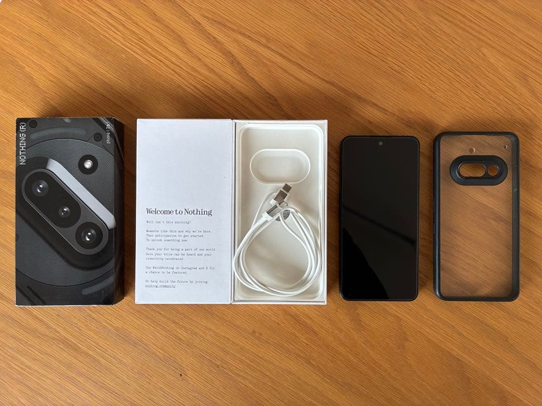 【美品】Nothing Phone (3a) 本体 充電ケーブル付き