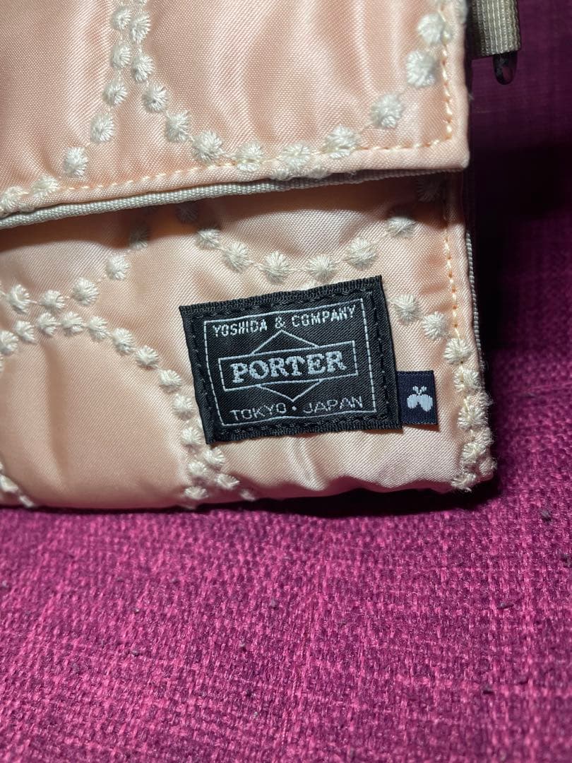 ミナペルホネン×ポーター　ロングウォト “tambourine” ピンク