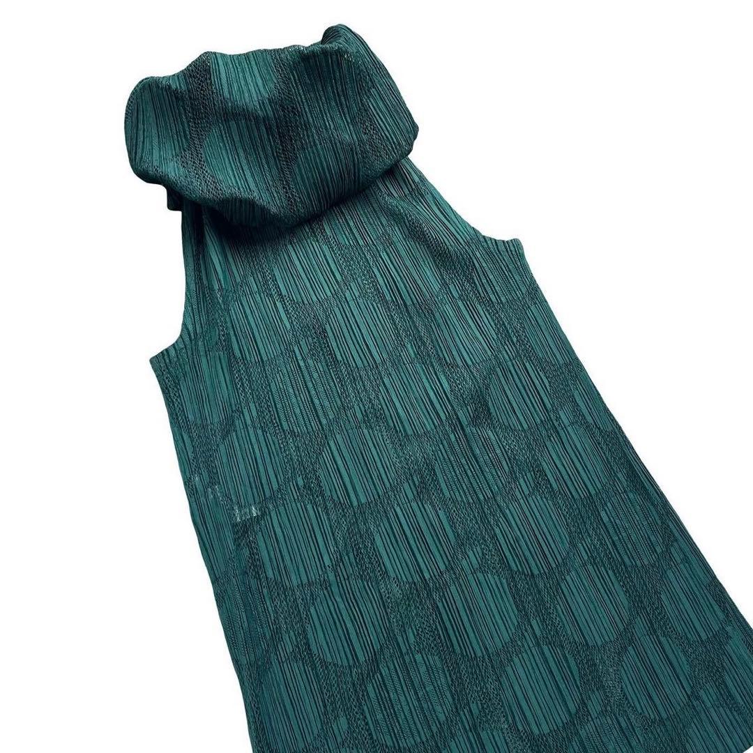 PLEATS PLEASEプリーツプリーズ ノースリーブチュニックイッセイミヤケ