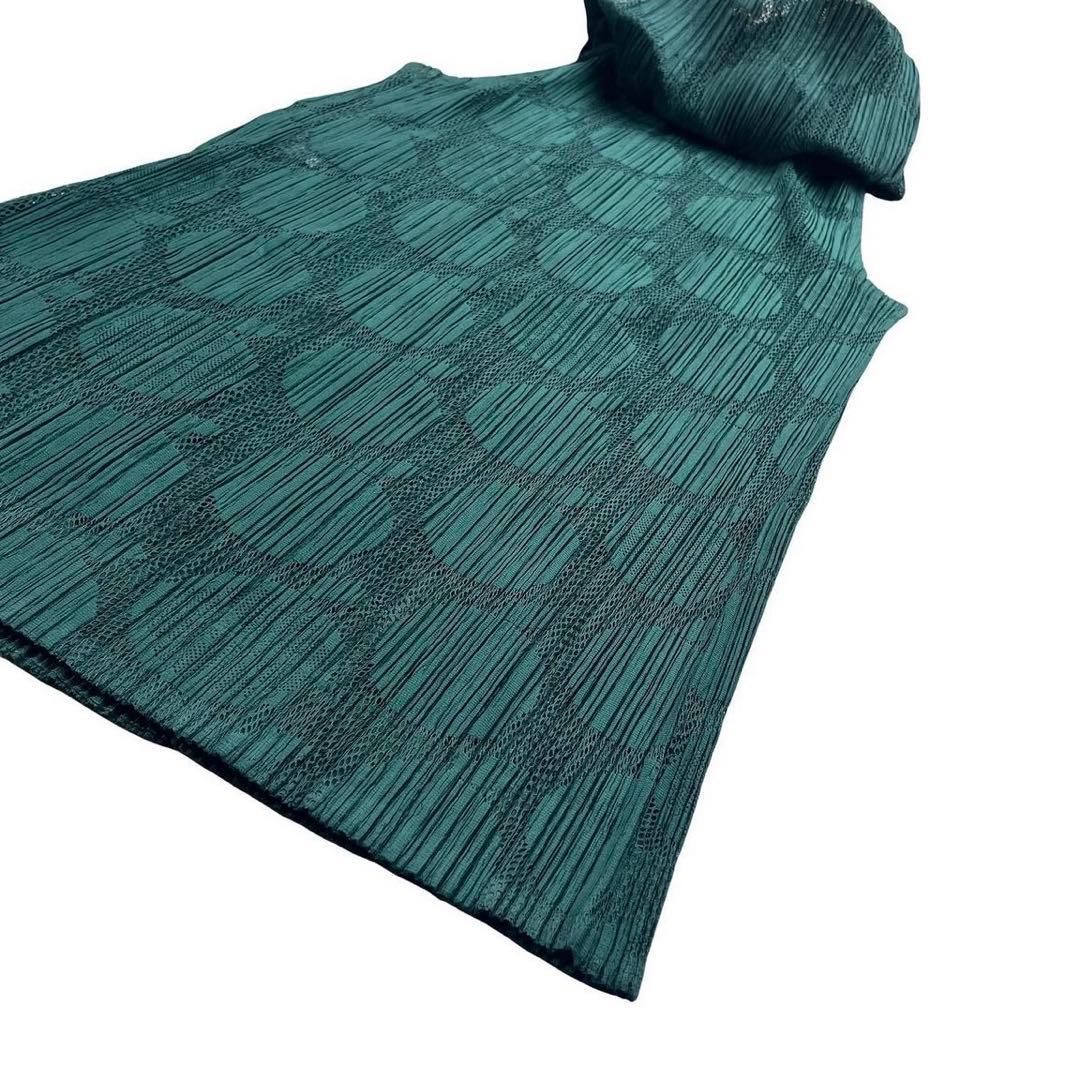 PLEATS PLEASEプリーツプリーズ ノースリーブチュニックイッセイミヤケ