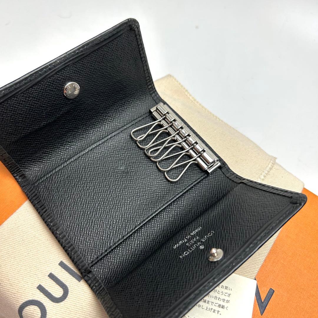 鑑定済 ルイヴィトン エピ ブラック キーケース6連