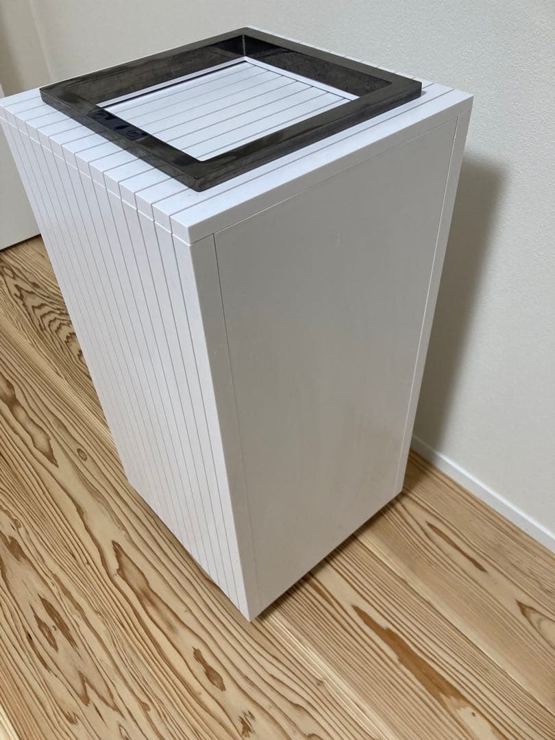 ZitA SQUARE ふた付きごみ箱 45L 白