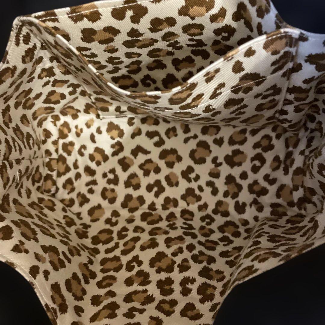 マ*ゲ様 コヤンイサムチョン・ヒョウ柄ファー・トートバック