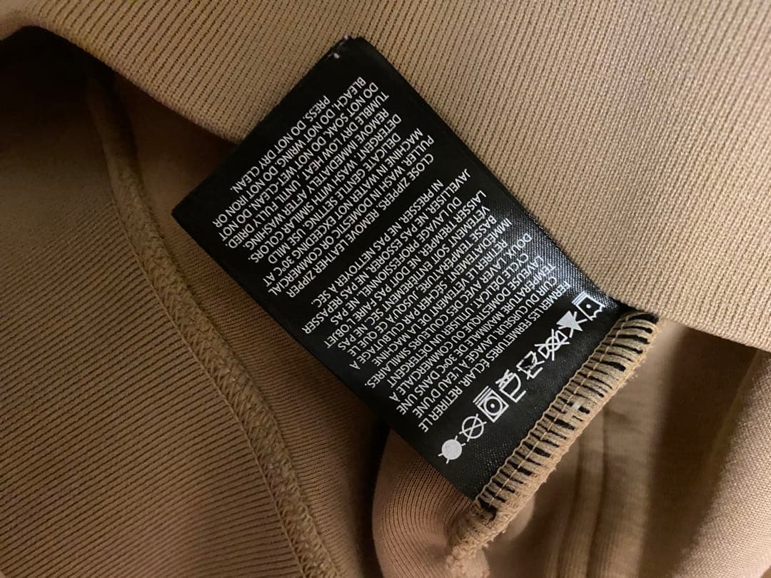 MACKAGE ベージュ フード付きパーカー